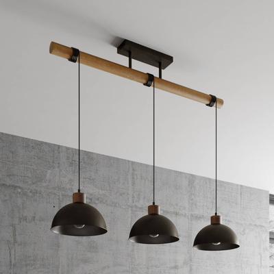 Hängelampe Holgar Lindby, dimmbar, alu / grau / zink, für Wohn- / Esszimmer, Metall, Industrielles Design, Pendelleuchte Image