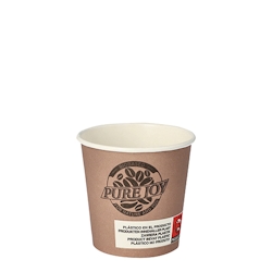PAPSTAR 2000 Trinkbecher, Pappe 0,1 l Ø 6 cm · 6 cm lila 