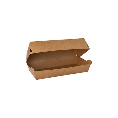 PAPSTAR 175 Baguetteboxen, Pappe "pure" 7,5 cm x 10,7 cm x 22 cm braun "100% Fair" groß