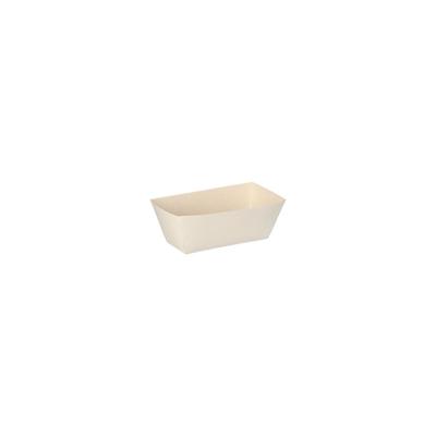 PAPSTAR 700 Saucentrays, Pappe "pure" 3,5 cm x 3 cm x 7 cm weiss "Good Food"