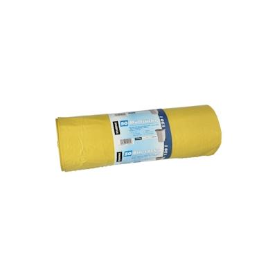Papstar Müllsäcke, LDPE 120 l 110 cm x 70 cm gelb, 4 x 50 Stück