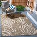 Brown/White 79 x 0.25 in Area Rug - Winston Porter Carolan Floral Brown/Tan Indoor/Outdoor Area Rug | 79 W x 0.25 D in | Wayfair