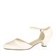 Rainbow Club Brautschuhe Vida - Ivory Satin - Pumps Größe 36.5 EU 3.5 UK Damen