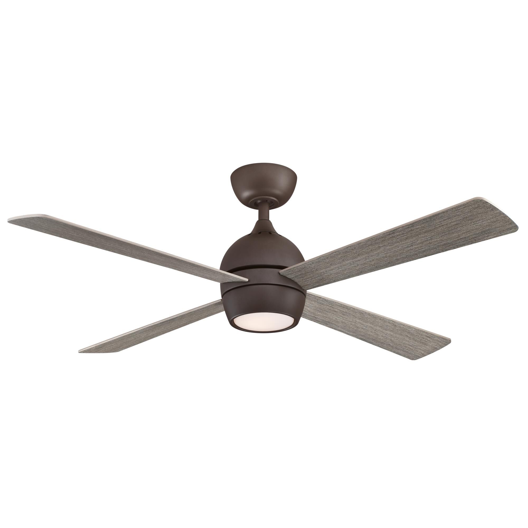 Fanimation Kwad 52 Inch Ceiling Fan with Light Kit - FP7652GR
