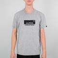 Alpha Industries Box Logo T-Shirt, gris, taille XL