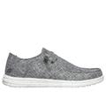 Skechers Men's Relaxed Fit: Melson - Chad Slip-On Shoes | Size 8.0 Extra Wide | Gray | Textile/Synthetic | Vegan | Machine Washable