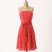 Anthropologie Dresses | Anthropology Lorna Strapless Dress From Burlapp | Color: Pink/Red | Size: 2