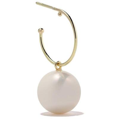 Wouters & Hendrix 18kt Gelbgoldcreole mit Perle