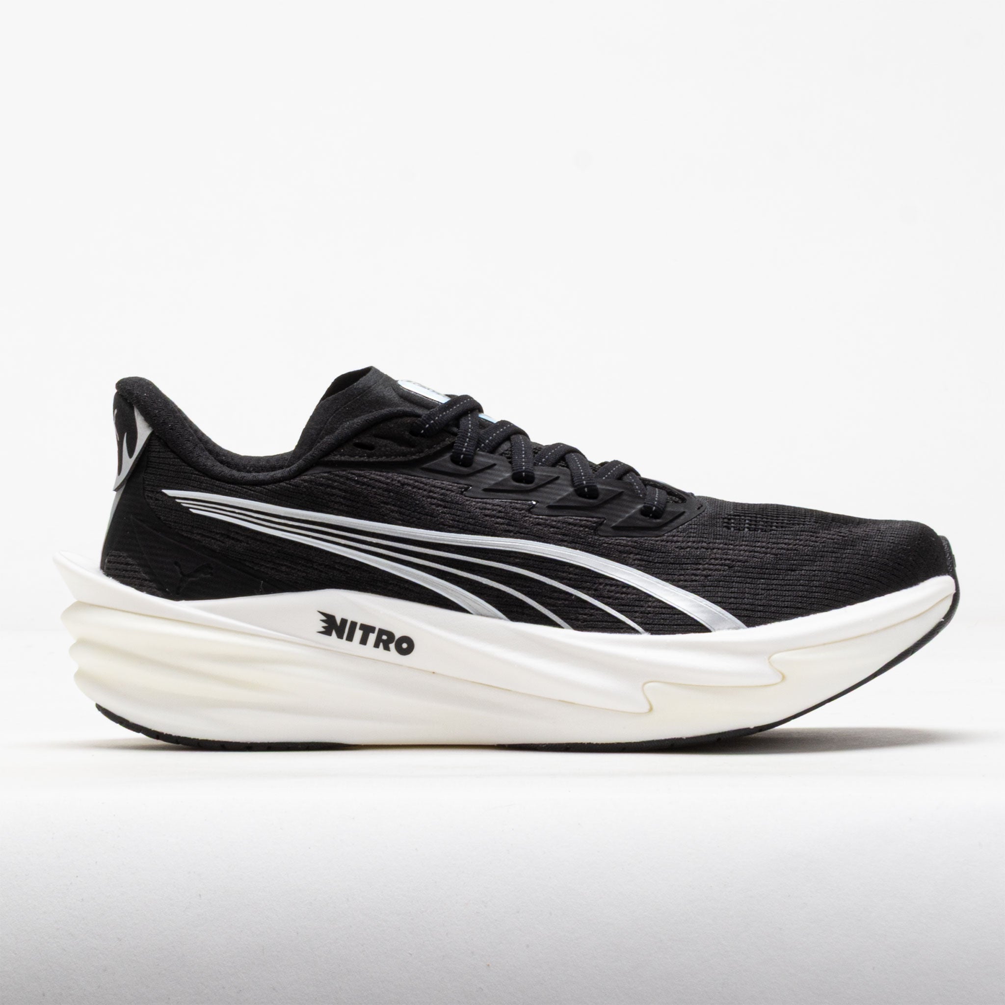 Puma Deviate NITRO 4 Women's Running Shoes Black/White/Silver