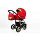 Pram Pushchair Stroller 3in1 Isofix Golden Glow by ChillyKids Scarlet 2in1 Without car seat