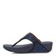 Fitflop Women's Lulu Glitter Toe-Thongs Open Sandals, Midnight Navy, 7 UK