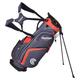 Cleveland Golf Unisex-Erwachsene CG Standbag Tasche mit Standfunktion, Charcoal/Rot, Large