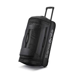 Samsonite Unisex-Adult Andante 2 Boxed Wheeled Duffel 28 Rolling Bag, All Black, 71.12 cm