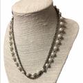 American Eagle Outfitters Jewelry | American Eagle Pearl Necklace | Color: Silver/White | Size: Os