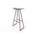 Tronk Design Robert Solid Wood Bar & Counter Stool Wood/Metal in Black/Brown | 30 H x 18 W x 10 D in | Wayfair ROB_BAR_WAL_INL_BR