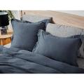 Coyuchi Organic Relaxed 100% Linen Envelope Sham 100% Linen in Gray/Blue | 26 H x 26 W in | Wayfair 1023250