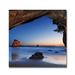 Coastal Cave by Decorumby - Unframed Photograph Plastic/Acrylic in White | 36 H x 36 W x 1.5 D in | Wayfair