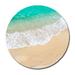 DecorumBY Sandy Beach - Unframed Photograph Metal in Brown | 24 H x 24 W x 1.5 D in | Wayfair Photography Art- "Sandy Beach" AL CR24D