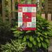 Caroline's Treasures Jersey Buff Turkey Love 2-Sided Polyester 15 x 12 in. Garden Flag in Brown/Red | 15 H x 11.5 W in | Wayfair CK5411GF