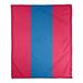 East Urban Home Philadelphia Basketball Fleece Blanket Microfiber/Fleece/Microfiber/Fleece in Red/Pink/Blue | 60 W in | Wayfair