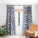 East Urban Home Ninola Design Graphic Thoughts Blue 1pc Blackout Window Curtain Panel Polyester | 84 H in | Wayfair
