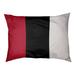 East Urban Home Los Angeles Pillow Metal in Red/White/Black | 17 H x 50 W x 40 D in | Wayfair 9E02352225194758A8CE314FD516A803