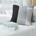 East Urban Home San Antonio Basketball Linen Striped Pillow Cover Linen in Gray/Black | 16 H x 16 W x 1 D in | Wayfair