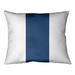 East Urban Home Washington Basketball Striped Lumbar Pillow Polyester/Polyfill blend in Blue/White/Navy | 10 H x 14 W x 3 D in | Wayfair