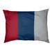 East Urban Home Los Angeles Anaheim Baseball Dog Pillow Polyester in Red/Blue | 9.5 H x 28 W x 18 D in | Wayfair 94A63DF9981E438297147233BDDB9863