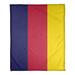 East Urban Home St Louis Baseball Fleece Throw Microfiber/Fleece/Microfiber/Fleece in Red/Blue/Yellow | 62.5 W in | Wayfair