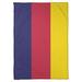 East Urban Home St Louis Baseball Fleece Throw Microfiber/Fleece/Microfiber/Fleece in Red/Blue/Yellow | 50 W in | Wayfair