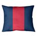 East Urban Home Washington Basketball Striped Lumbar Pillow Polyester/Polyfill blend in Red/Blue/Navy | 10 H x 14 W x 3 D in | Wayfair