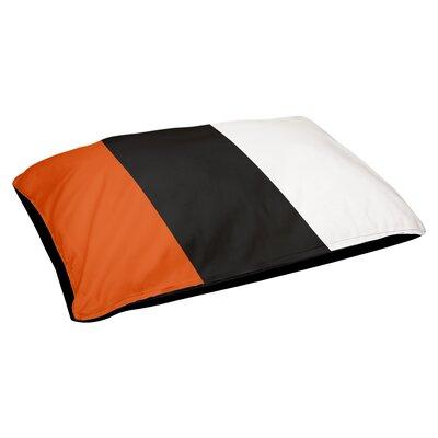 East Urban Home Baltimore Designer Rectangle Pillow Metal in Orange/Red, Size 17.0 H x 50.0 W x 40.0 D in | Wayfair
