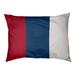 East Urban Home Los Angeles Anaheim Baseball Dog Pillow Polyester in Red/Blue/White | 9.5 H x 28 W x 18 D in | Wayfair