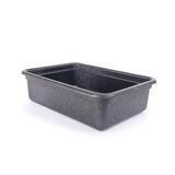 HS Inc Deep Tote w/ Cutting Board Food Storage Container Plastic in Black | 5 H x 12.5 W x 17.44 D in | Wayfair HS1050C-CH