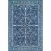 White 36 x 0.25 in Indoor/Outdoor Area Rug - Alcott Hill® Mikhail Oriental Blue Indoor/Outdoor Area Rug Polypropylene | 36 W x 0.25 D in | Wayfair