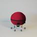 Newman Adaptive Alertseat Ball Chair Metal/Fabric in Red/Pink/Blue | 16 H x 16 W x 16 D in | Wayfair S/M-38-BG