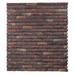 Faceables Brick 2" x 8" Cement Subway Tile Cement in Black/Red | 8.1 H x 2.25 W x 0.5 D in | Wayfair 2906