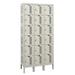 Hallowell Heavy Duty 6 Tier 3 Wide Locker Metal in Gray/White | 78 H x 36 W x 15 D in | Wayfair U3258-6HV-A-PT