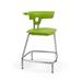 KI Furniture Ruckus 24" Classroom Stool Plastic/Metal in Green | 35.5 H x 28 W x 29 D in | Wayfair RK4100H24NB-NFR-PZL-CH-GPL