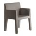 Vondom Jut Patio Dining Chair Plastic/Resin in Brown | 31.5 H x 22.75 W x 21.75 D in | Wayfair 44408-TAUPE