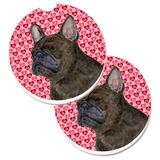 The Holiday Aisle® Hearts Love Car Coaster Ceramic | 2.5 H x 0.25 D in | Wayfair BC3780C5D3CB418E8DF1C6397235FF02