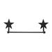 Village Wrought Iron Star 24" Wall Mounted Towel Bar Metal in Black | 7.5 H x 24 W x 3.5 D in | Wayfair TB-45-L