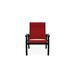 Red Barrel Studio® Hinch Patio Dining Chair Sling in Black | 39 H x 28.5 W x 30 D in | Wayfair 892F303043A949F7B2342EA01B22B5E4