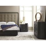 Brownstone Furniture Palmer 3 - Drawer Bachelor's Chest in Black brownWood | 28 H x 32 W x 18 D in | Wayfair PLM105