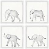 Isabelle & Max™ Mize Baby Elephant Exercise 4-Piece Framed Art Set Paper | 18 H x 18 W x 1.5 D in | Wayfair FCF8D96B282F41098D0097C3CE9F3FC2