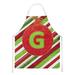 The Holiday Aisle® Christmas Ornament Holiday Initial Letter G Apron, Nylon in Green/Red | 27 W in | Wayfair 492456EB208C490CBB16EA6F5651C008