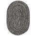 Black/Gray 48 x 0.5 in Area Rug - Latitude Run® Future Tense Indoor/Outdoor Reversible Area Rug - Black/White/Gray | 48 W x 0.5 D in | Wayfair