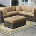 Sand & Stable™ Outdoor Patio Ottoman Cushion in Brown | 3.5 H x 23.5 W in | Wayfair 29FEAFC59E4548319B9E5B9FA18EAE00