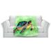 Bay Isle Home™ Constantine Sea Turtle Blanket Polyester | 68 W in | Wayfair C26B29EB434B45B8B27C7D1F4AF21349